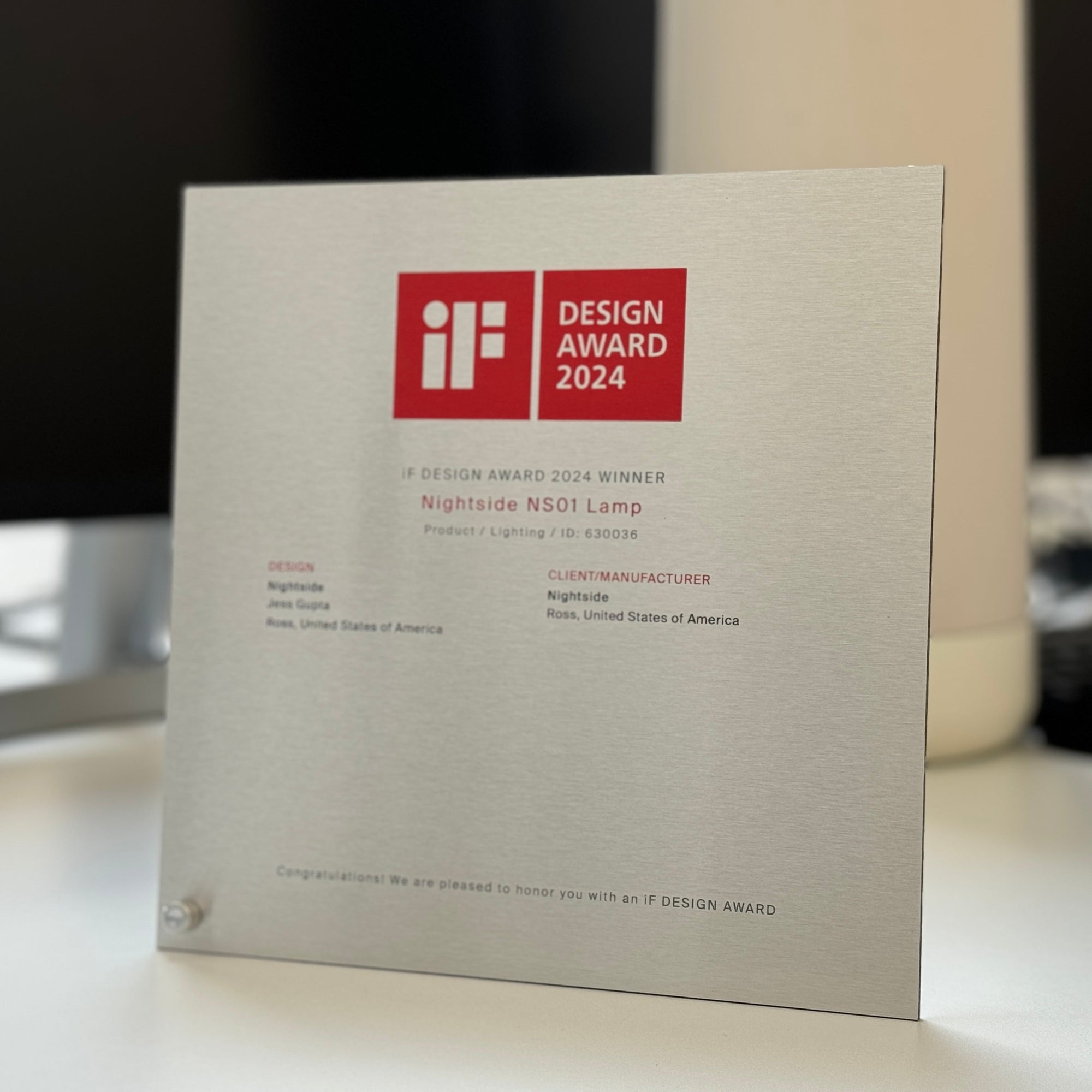 Nightside Wins at the 2024 iF Design Awards!