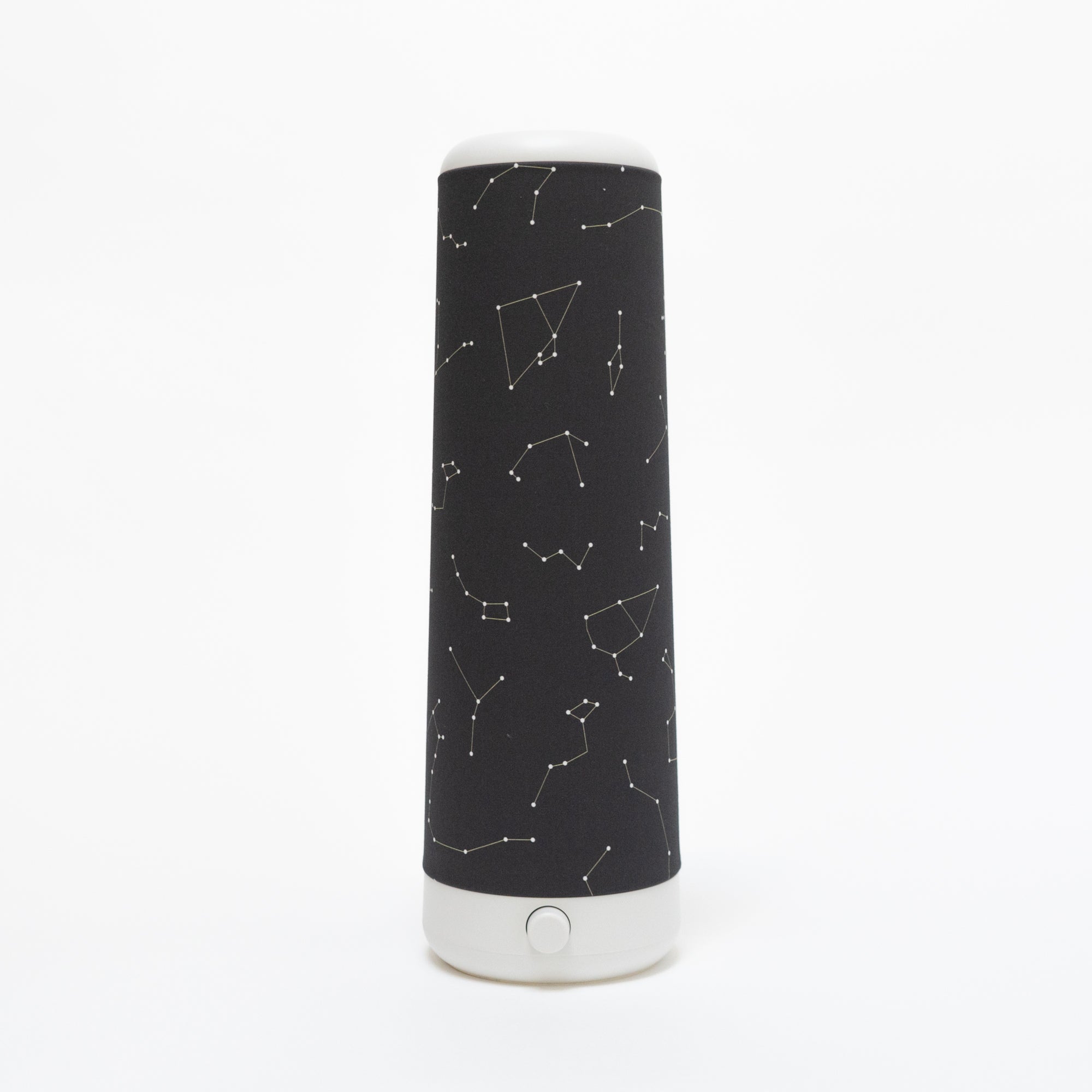 The Nightside NS01 task lamp featuring the Starlight Cotton Blackout Shade, set against a white background.