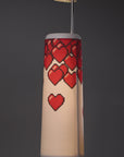 8-bit Hearts Cotton Shade